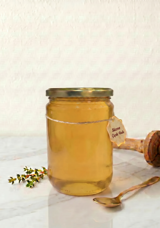 Doğal Süzme Çiçek Balı (900 g)