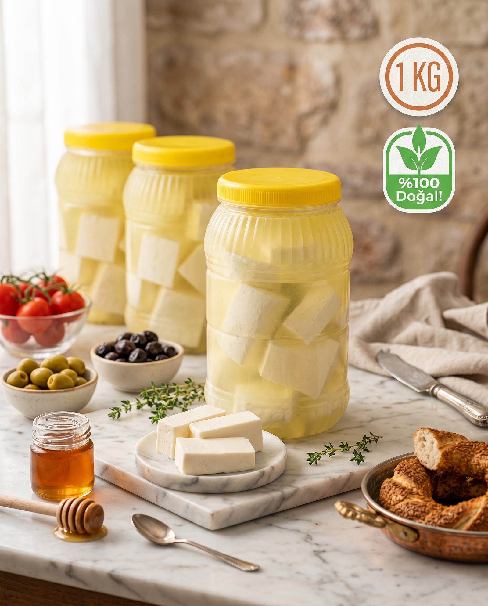 Kars Salamura Yağlı Peynir (1 kg)